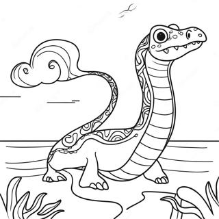 Sea Serpent Coloring Page 38206-31767