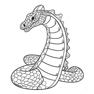 Majestic Sea Serpent Coloring Page 38207-31777