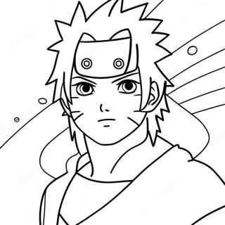 Sasuke Naruto Coloring Page 3820-3090