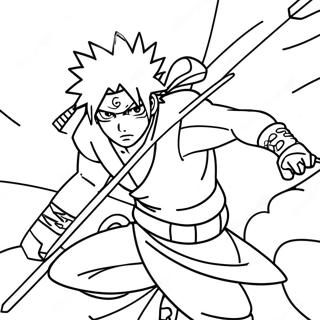 Sasuke Uchiha In Battle Coloring Page 3821-3094