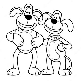 Wallace And Gromit Coloring Page 38246-31803