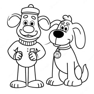 Wallace And Gromit Coloring Page 38246-31804