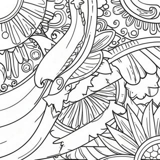 Vibrant State Flag Coloring Page 38297-31846