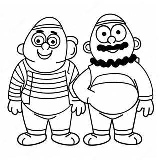 Burt And Ernie Coloring Page 38316-31859