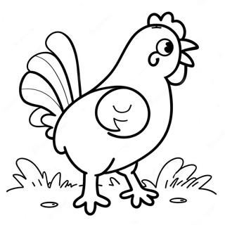 Chicken Coloring Page 38356-31887