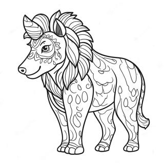 Bold Black Animal Coloring Page 38367-31902