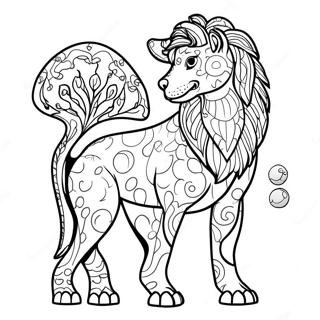 Bold Black Animal Coloring Page 38367-31904