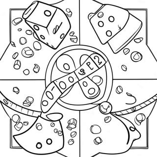 Board Game Coloring Page 38376-31906