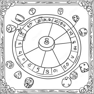 Board Game Coloring Page 38376-31907