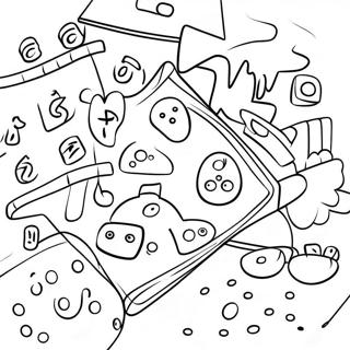 Colorful Board Game Pieces Coloring Page 38377-31914