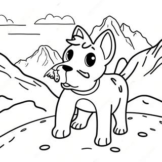 Adventurous Everest Skye Coloring Page 38387-31919