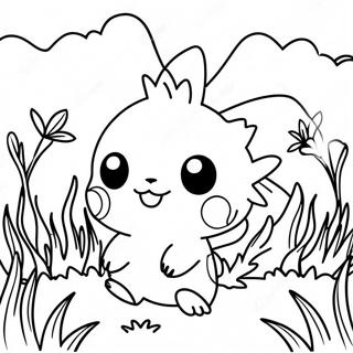 Grass Type Pokemon Coloring Page 38406-31934