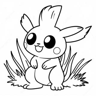 Grass Type Pokemon Coloring Page 38406-31936