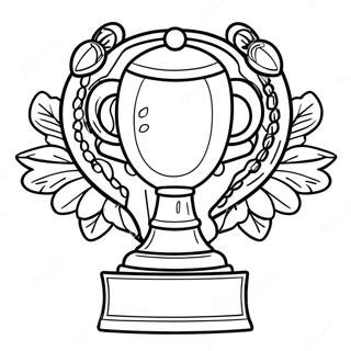 Trophy Coloring Page 38436-31952