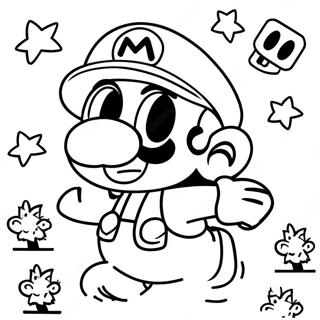 Super Mario Bros 3 Coloring Page 38446-31963