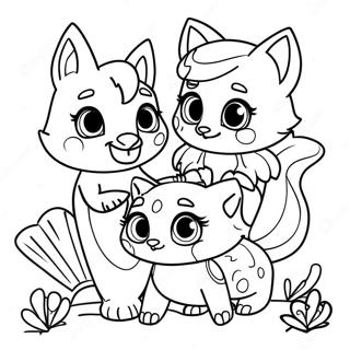 Enchantimals Forest Friends Coloring Page 38477-31982