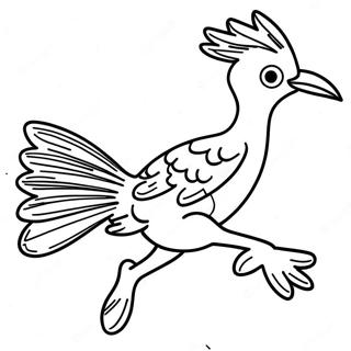 Speedy Roadrunner Running Coloring Page 38487-31998