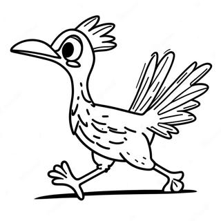 Speedy Roadrunner Running Coloring Page 38487-31999