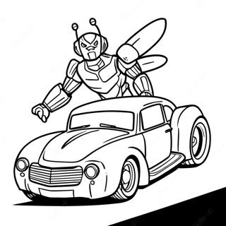 Bumblebee Car Coloring Page 38506-32014