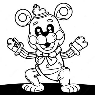 Fnaf Puppet Coloring Page 38516-32002