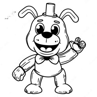 Fnaf Puppet Coloring Page 38516-32003