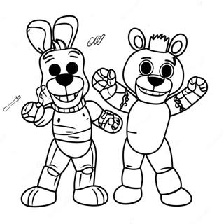 Fnaf Puppet Coloring Page 38516-32004