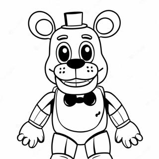 Fnaf Puppet In Action Coloring Page 38517-32023