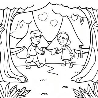 Once Upon A Time Enchanted Forest Coloring Page 38557-32046