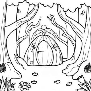 Once Upon A Time Enchanted Forest Coloring Page 38557-32047