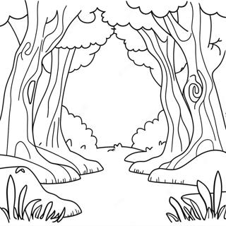 Once Upon A Time Enchanted Forest Coloring Page 38557-32048