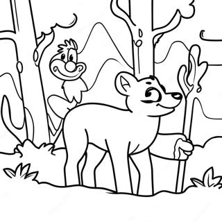 Open Season Coloring Pages