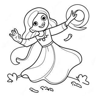 Lux Casting A Spell Coloring Page 38597-32082