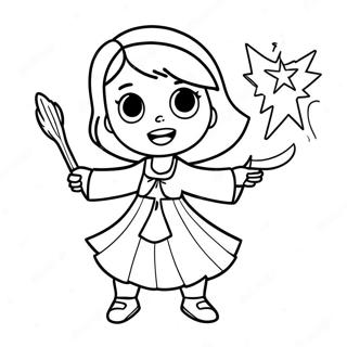 Lux Casting A Spell Coloring Page 38597-32083