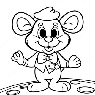 Chuck E Cheese Coloring Page 3860-3124