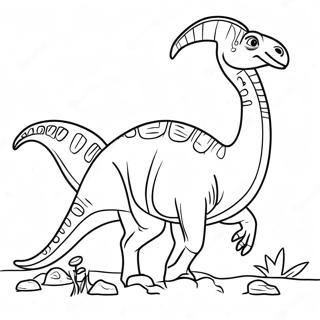 Parasaurolophus Coloring Page 38666-32142