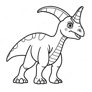 Parasaurolophus Coloring Page 38666-32144