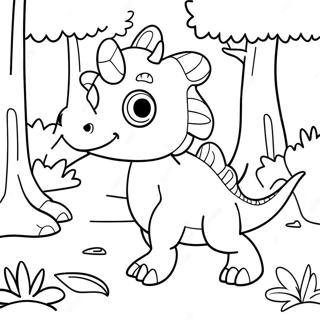 Parasaurolophus Coloring Pages