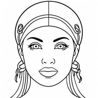 Blank Face Coloring Page 38686-32154