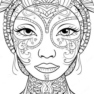 Blank Face Coloring Page 38686-32155