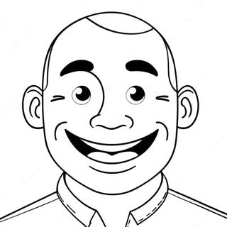 Funny Blank Face Coloring Page 38687-32157