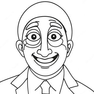 Funny Blank Face Coloring Page 38687-32158