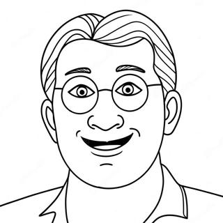 Funny Blank Face Coloring Page 38687-32160