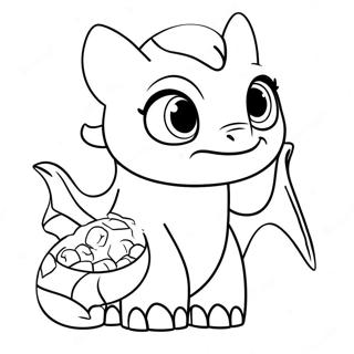 Light Fury Coloring Page 38696-32171