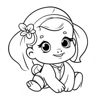 Baby Jasmine Coloring Pages