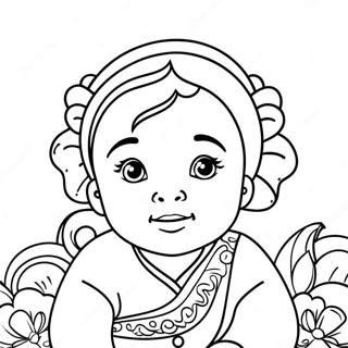 Baby Jasmine Coloring Page 38706-32167