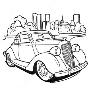 Car For Adults Coloring Pages