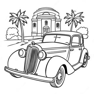 Classic Vintage Car Coloring Page 38717-32182