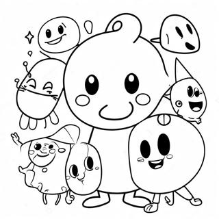 Funny Meme Characters Coloring Page 3871-3133