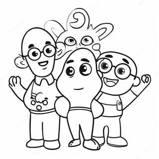 Funny Meme Characters Coloring Page 3871-3136