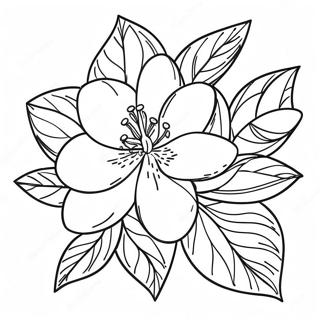 Orange Blossom Coloring Page 38736-32194